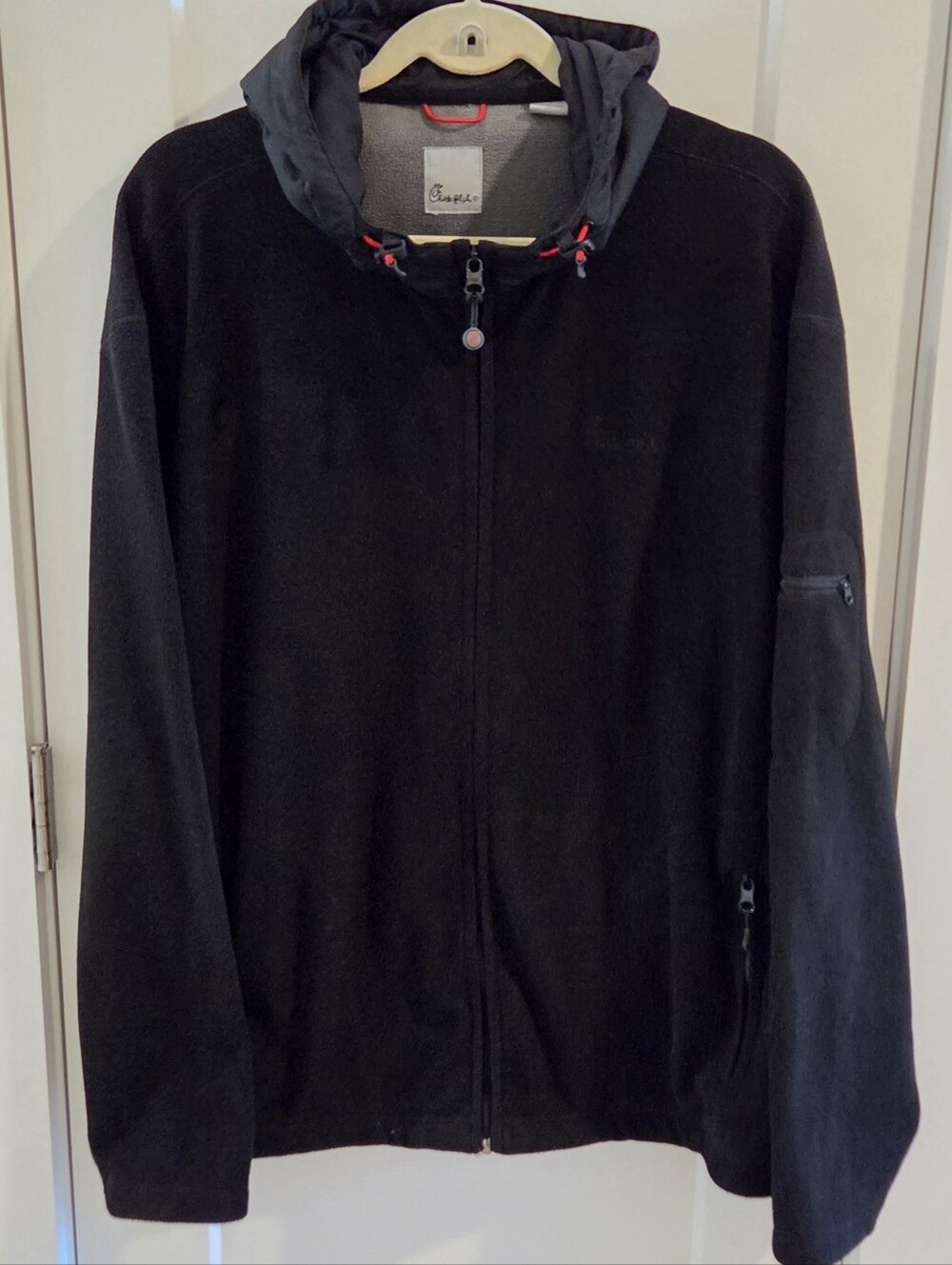 Oobe Chick-fil-A Full-Zip Fleece Hoodie Jacket Black - Size Large